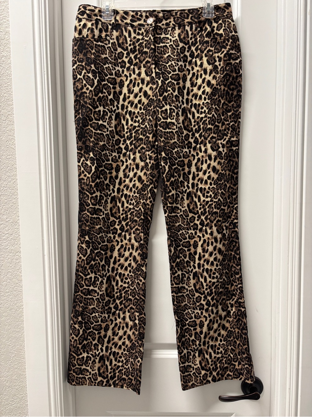 J Mclaughlin Women’s Straight-Leg Leopard Print Pants - Brown/Black